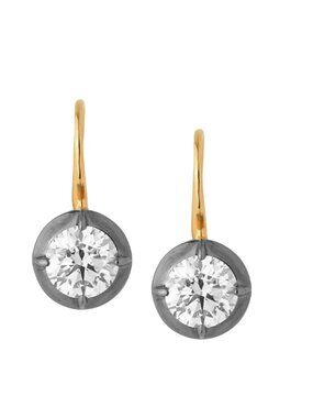 Dorsey LUCIEN LATCHBACK EARRINGS IN MOISSANITE